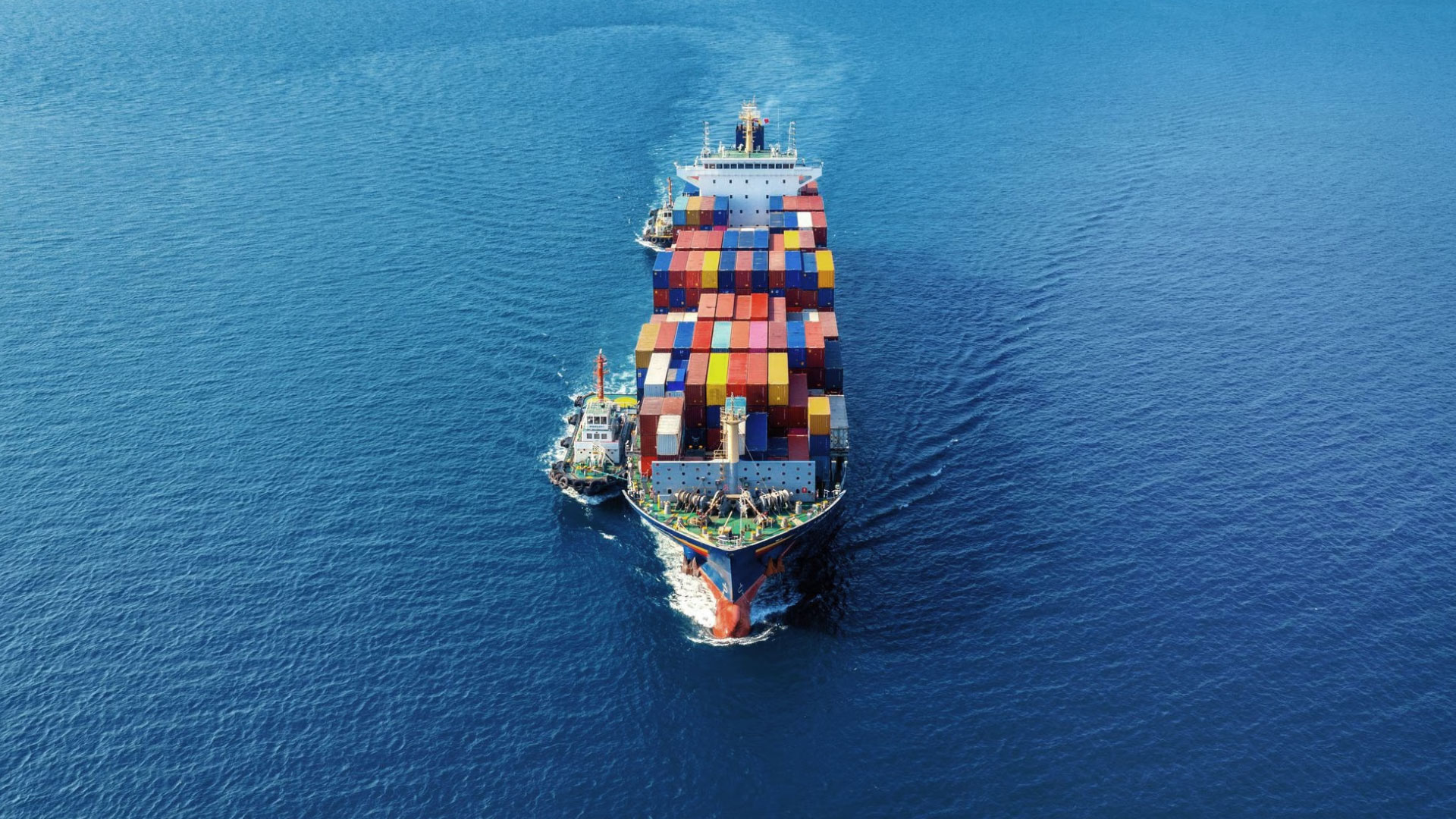 First leg of ocean freight shipping